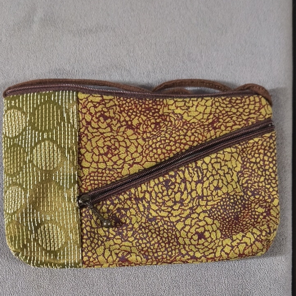 10 Items/$10 Stylish Brown and Green Women's Bag